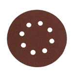 DISCO ABRASIVO VELCRO 125 gr 80 8 FORI    IMPERIAL E28VF 401080 DISCHI FIBRATI               F