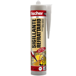 SILICONE ALTA TEMP.SR 1200 NERO ml 300 FISCHER 544448 FISCHER F