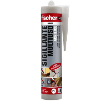 SILICONE ACRILICO MULTIUSO SA310 GR ml 310 FISCHER 09387 FISCHER F