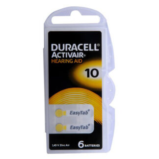 PILA BOTTONE HEARING AID Pz 6 DA10 DURACELL DUR10 PILE F