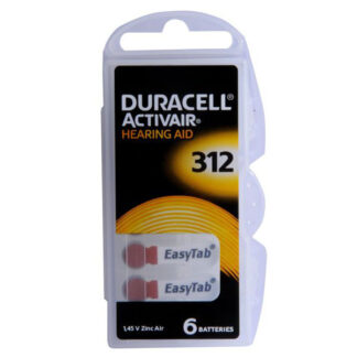 PILA BOTTONE HEARING AID Pz 6 DA312 DURACELL DUR312 PILE F