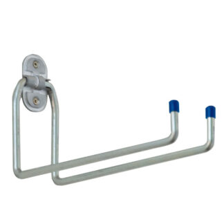 MENSOLA GANCIO L DOPPIO cm 18 4050 AL 4050AZ180 MENSOLE F