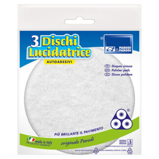 DISCO LUCIDATRICE FIBRA                Pz 3 PARODI 122 SPAZZOLE PULIZIA             C