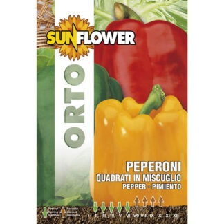 SEMENTI MISTICANZA PEPERONI SUNFLOWER SNO 97/67 SEMENTI F