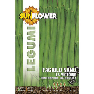 SEMENTI FAGIOLO NANO LA VICTOIRE SUNFLOWER SNL 59/42 SEMENTI F