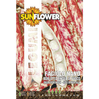 SEMENTI FAGIOLO BORLOTTO NANO SUNFLOWER SNL 56/6 SEMENTI F