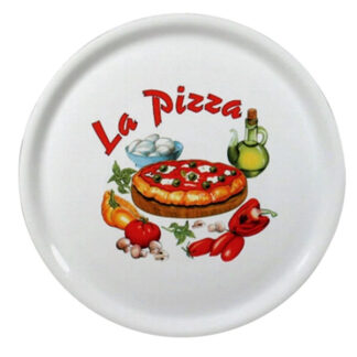 PIATTO PORCELLANA PIZZA X26 cm 31 NAPOLI SATURNIA 04019X26 PIATTI E STOVIGLIE SATURNIA C