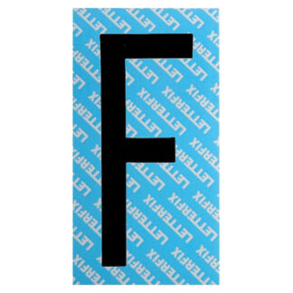 LETTERA ADESIVA NERA SERIE T80 F LETTERFIX KTC08F SEGNALETICA F