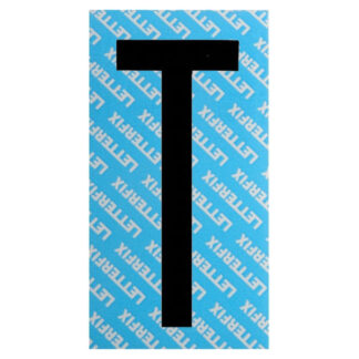 LETTERA ADESIVA NERA SERIE T80 T LETTERFIX KTC08T SEGNALETICA F