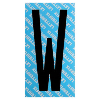 LETTERA ADESIVA NERO SERIE T80 W LETTERFIX KTC08W SEGNALETICA F