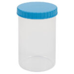 BARATTOLO A VITE     cc 1000 cm 11 h 14 COSMOPLAST 60 BARATTOLI PLASTICA           C