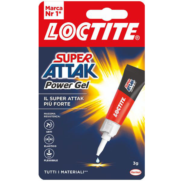 COLLA SUPERATTAK POWER GEL g 3,0 LOCTITE 2947515 COLLANTI F