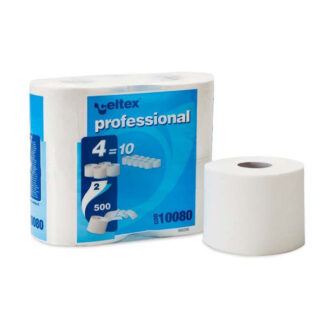 CARTA IGIENICA 2V PROFESSIONAL COMPACT Pz 4 CELTEX C10080N CARTA OVATTATA C