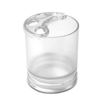 PORTASPAZZOLINI AQUA GLACE' cm 8,5 h 10 TATAY 61401.02 PORTABICCHIERI E SPAZZOLINI C