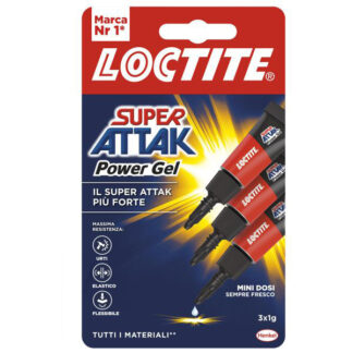 COLLA SUPERATTAK POWER GEL MINI TR. g  3,0 LOCTITE 2631567 COLLANTI                     F