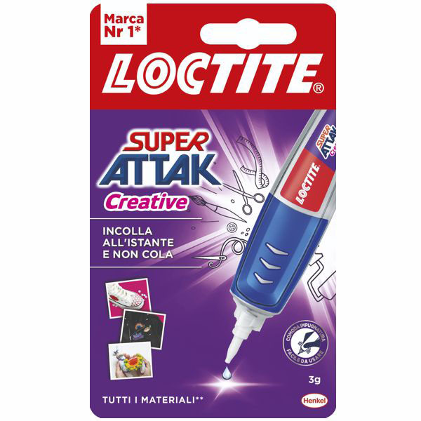 COLLA SUPERATTAK CREATIVE g 3,0 LOCTITE 2954983 COLLANTI F