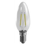 LAMPADA LED FLO OLV E14 W 2,4 2700K Lm250 DURACELL C150N14B1 LAMPADINE                    F