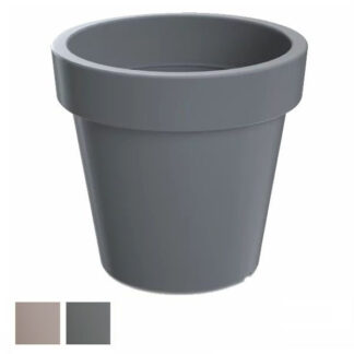 VASO LOFLY TONDO TORTORA 13 h 12 PPLAST DL0F135-7529U VASI PLASTICA F