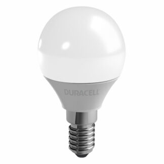 LAMPADA LED SFERA E14 W 6,0 2700K DURACELL M47F2N14C1 LAMPADINE F