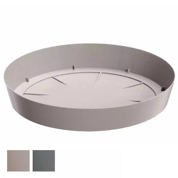 SOTTOVASO LOFLY TONDO GRIGIO 27 PPLAST PPLF270-4O5U VASI PLASTICA F