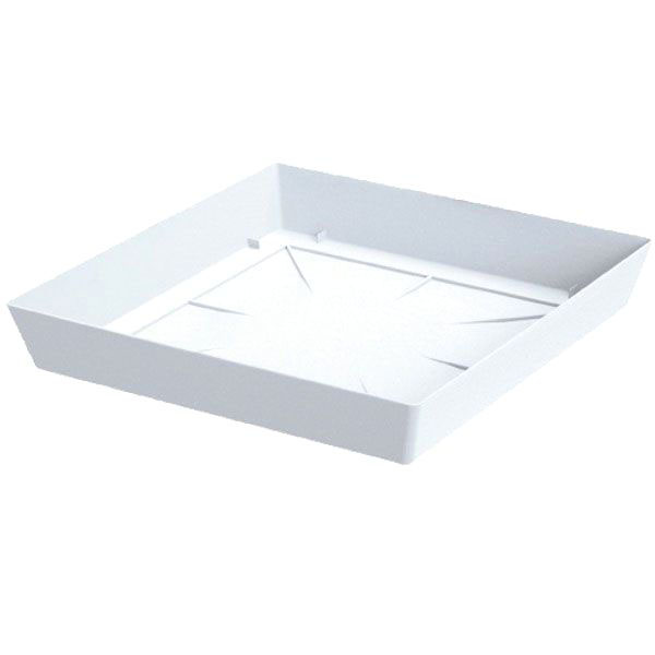 SOTTOVASO LOFLY LOW QUADRO BIANCO 17x17 PPLAST PPLFQ165-S449 VASI PLASTICA F