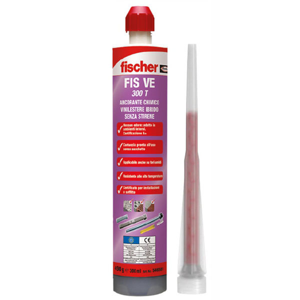 TASSELLO CHIMICO FIS VE 300T ml 300 FISCHER 546581 FISCHER F