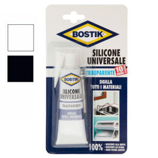 SILICONE ACETICO UNIVERSALE TRASP.   ml  60 BOSTIK D2476 BOSTIK                       F