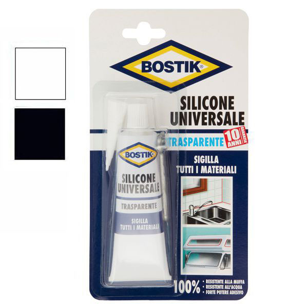 SILICONE ACETICO UNIVERSALE TRASP. ml 60 BOSTIK D2476 BOSTIK F