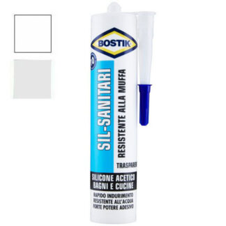 SILICONE ACETICO SANITARI BIANCO     ml 280 BOSTIK D2626 BOSTIK                       F
