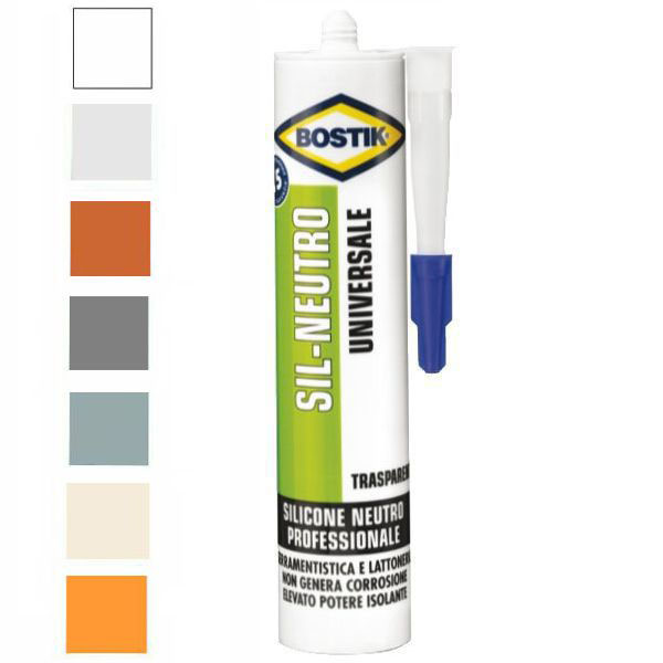 SILICONE NEUTRO BIANCO ml 300 BOSTIK D2661 BOSTIK F