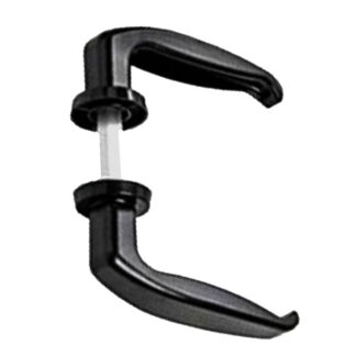 MANIGLIA CANCELLI GRANO NERA 25x80 211 FC 10901305503 MANIGLIE F