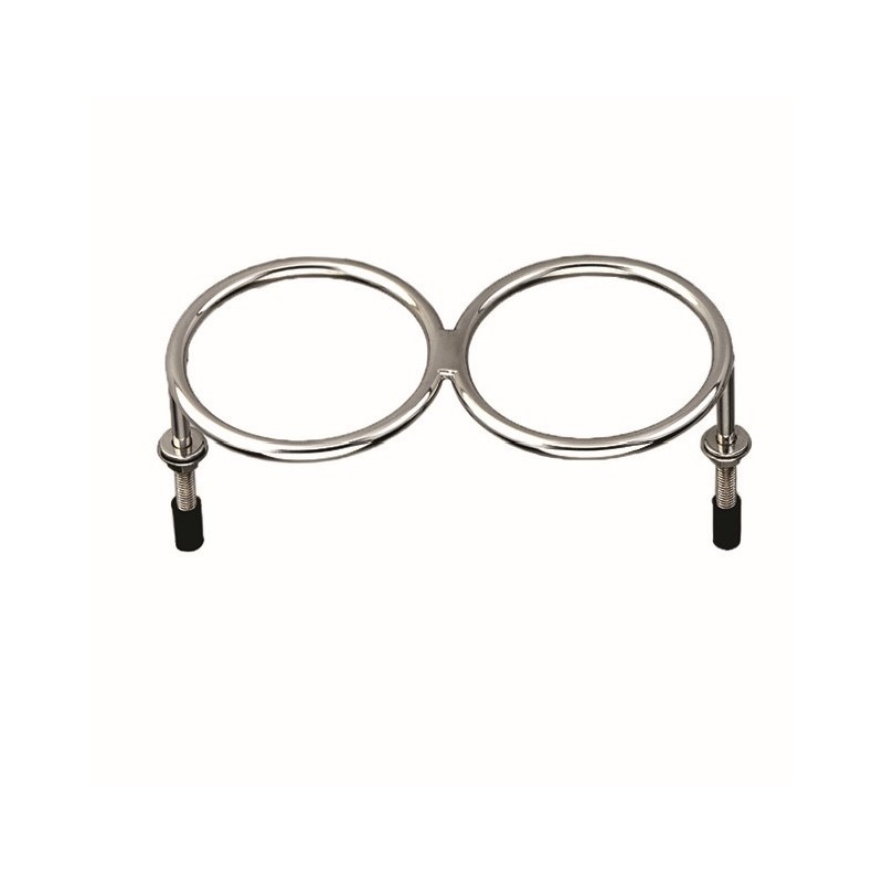 AAA PORTABICCHIERE INOX AD UN ANELLO (acq.min. unità) - immagine 4