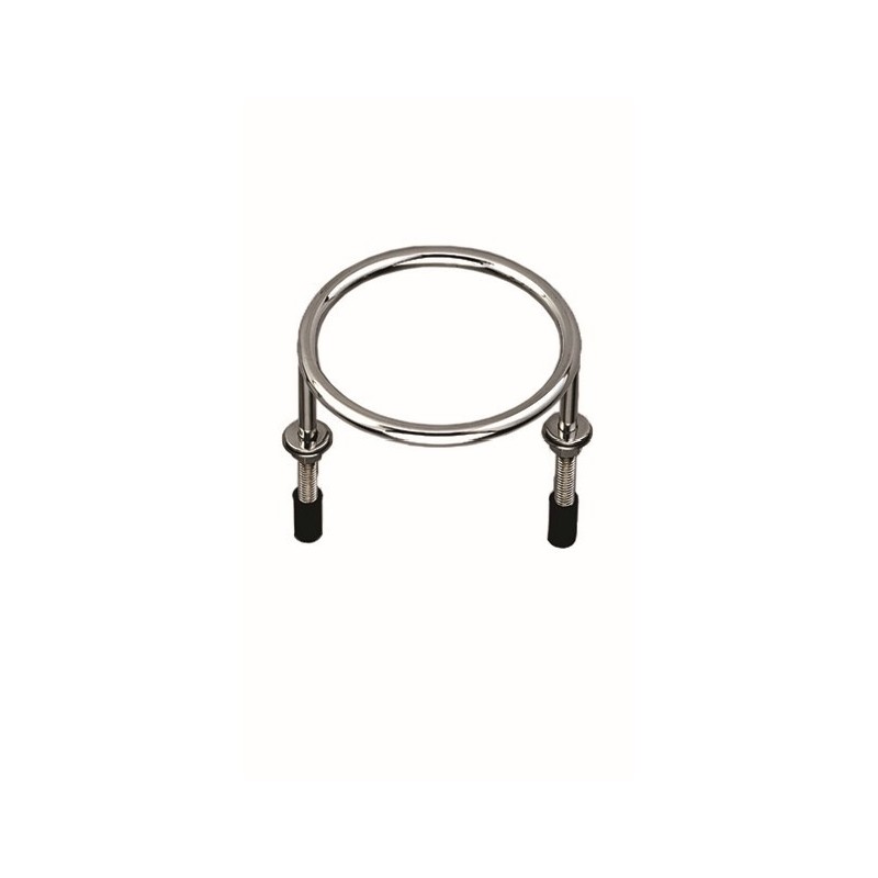 AAA PORTABICCHIERE INOX AD UN ANELLO (acq.min. unità) - immagine 3