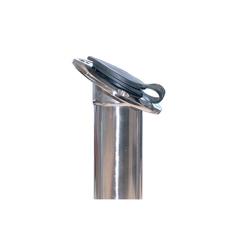 PORTACANNA INOX INCLINATO 15° (acq.min. unità) - immagine 5