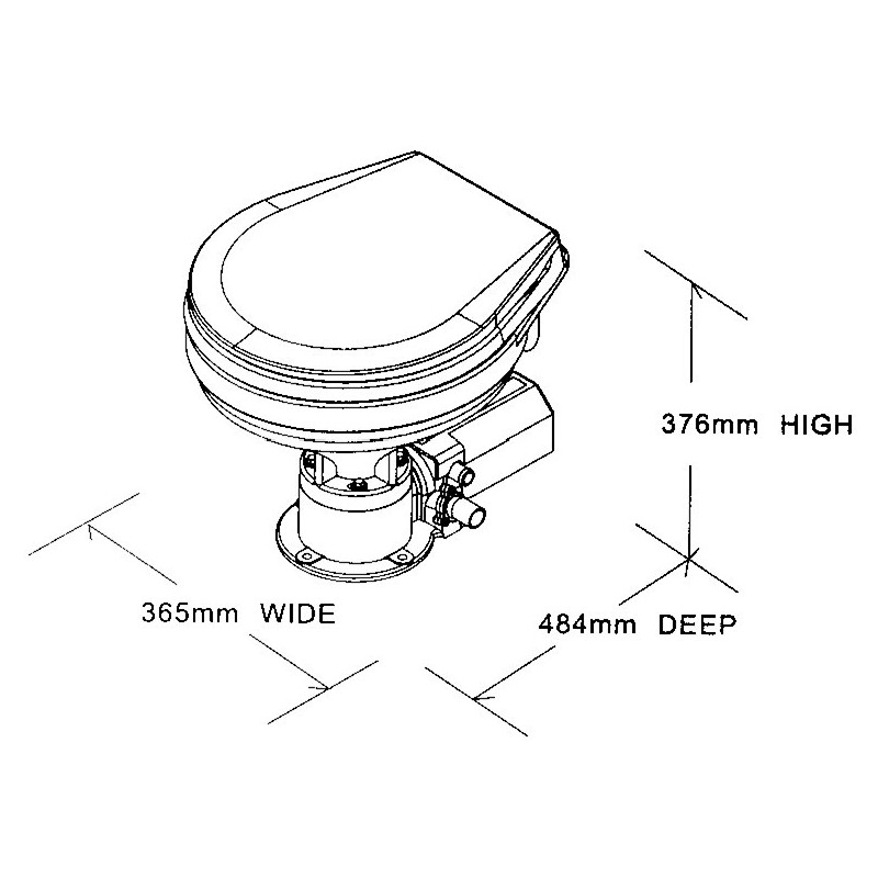 WC ELETTRICO TMC 24V. LARGE (acq.min. unità) - immagine 4