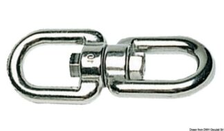 Girella inox doppio occhio 13 mm - 01.018.13 Osculati