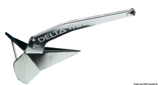 Ancora Delta inox 50 kg - 01.107.50 Osculati