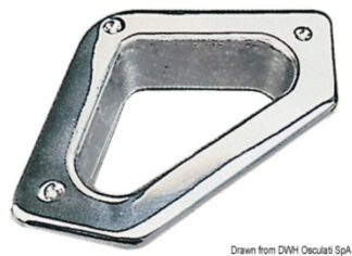 Cubia di poppa triangolare inox - 01.663.49 Osculati