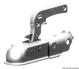 Gancio traino tondo 35 mm max 750 kg - 02.010.74 Osculati