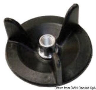 Supporto per ruota di scorta Ø 87 mm - 02.010.85 Osculati