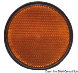 Catarifrangente adesivo arancio 60 mm - 02.023.32 Osculati