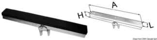 Appoggio laterale con staffa 500 mm - 02.029.52 Osculati