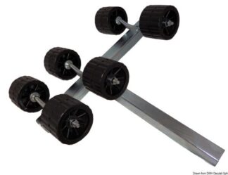 Rullo basculante 40 mm 6 rulli - 02.031.25 Osculati