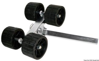 Rullo basculante 4 rulli dritto 40 mm - 02.031.40 Osculati