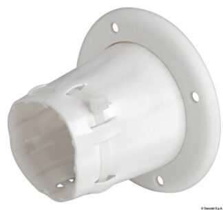 Cuffia e ghiera passacavi PVC nera - 03.407.01 Osculati