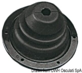 Soffietto in gomma con ghiera ABS 140 mm - 03.409.01 Osculati