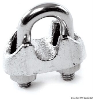 Morsetto cavallotto inox 19/21 mm - 04.181.10 Osculati