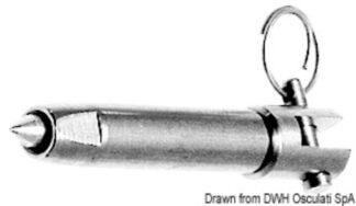 Terminale inox per Parafil forcella Ø 9 mm - 05.664.09 Osculati