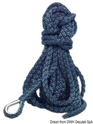 Cima ormeggio 8 capi 24 mm x 15 m - 06.443.54 Osculati