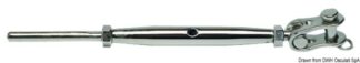 Tenditori inox 8 mm forcella snodata - 07.202.08 Osculati